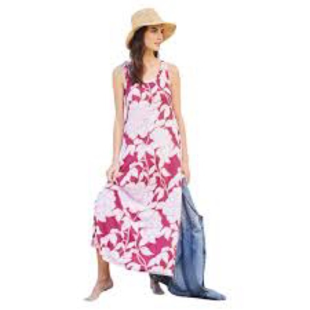 Soft Surroundings Santiago Song Floral Maxi Dress